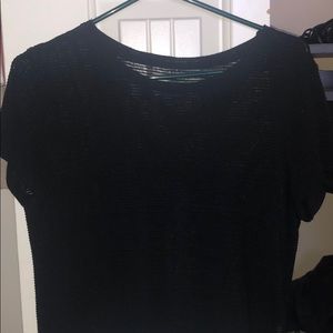 black crop top